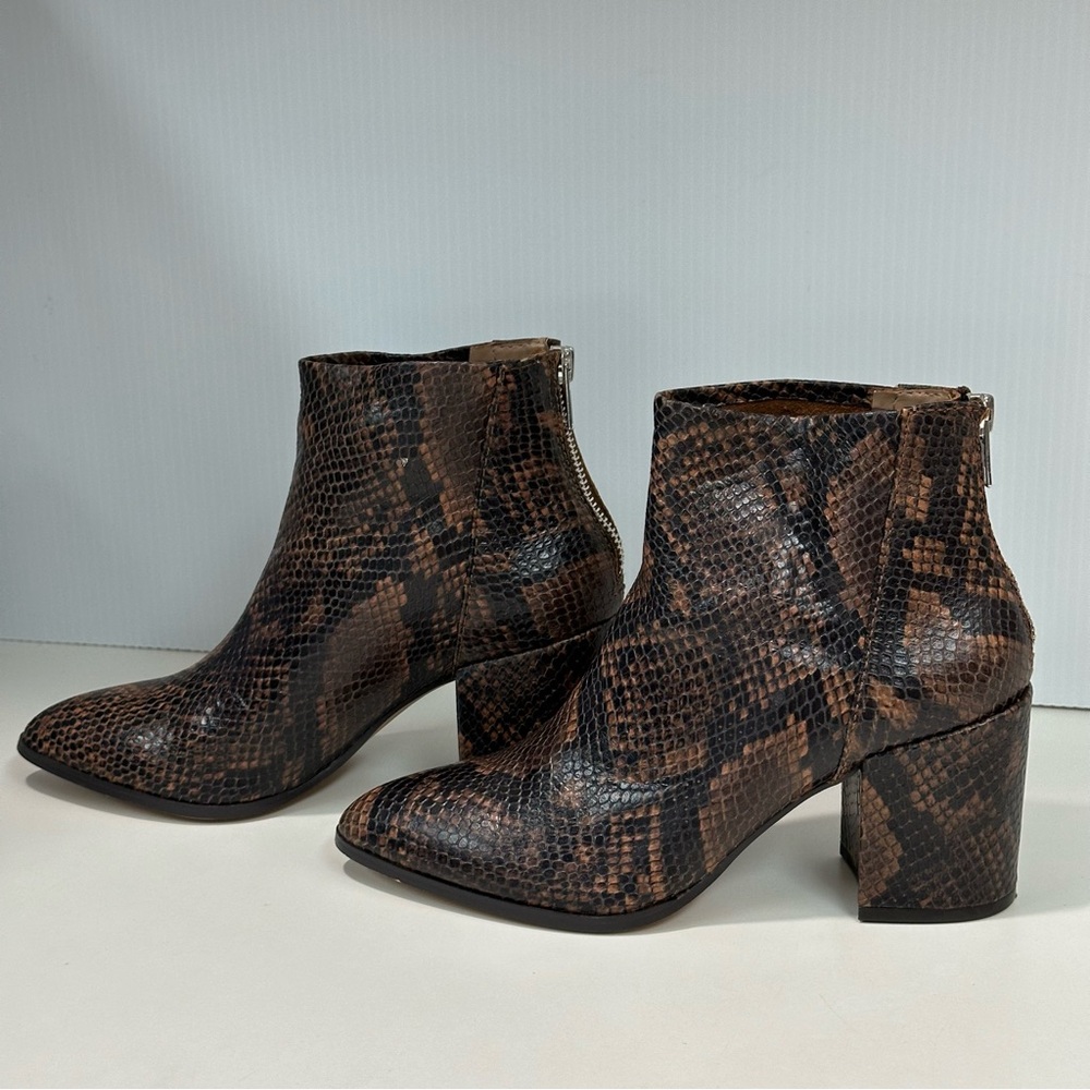 Steve Madden Reptile Print Julian Ankle Pointy Br… - image 4